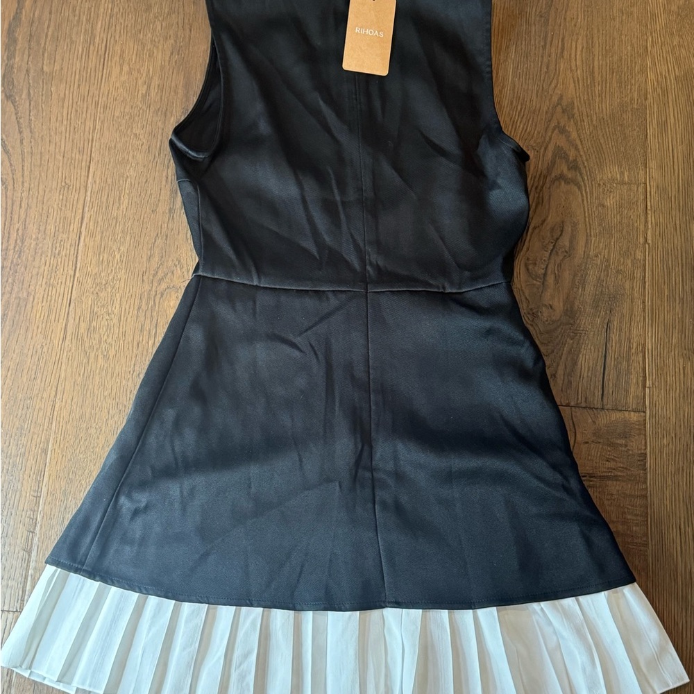 RIHOAS Black and White Mini Dress - Picture 4 of 6